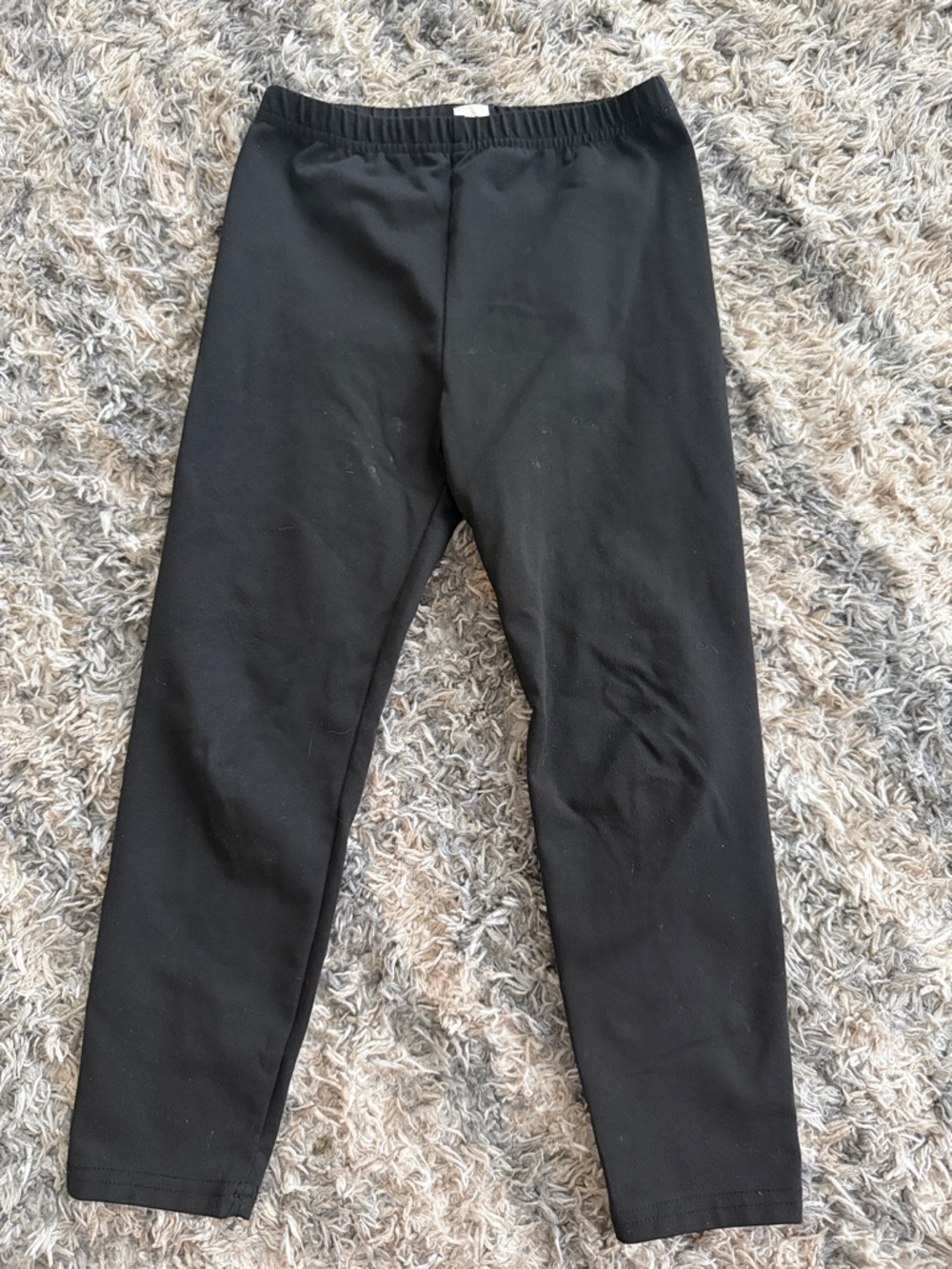 SHEIN Black Girls' Stretch Leggings